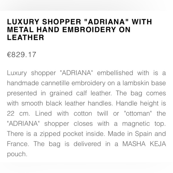 Masha Keja Adriana bag EUC - Picture 10 of 11